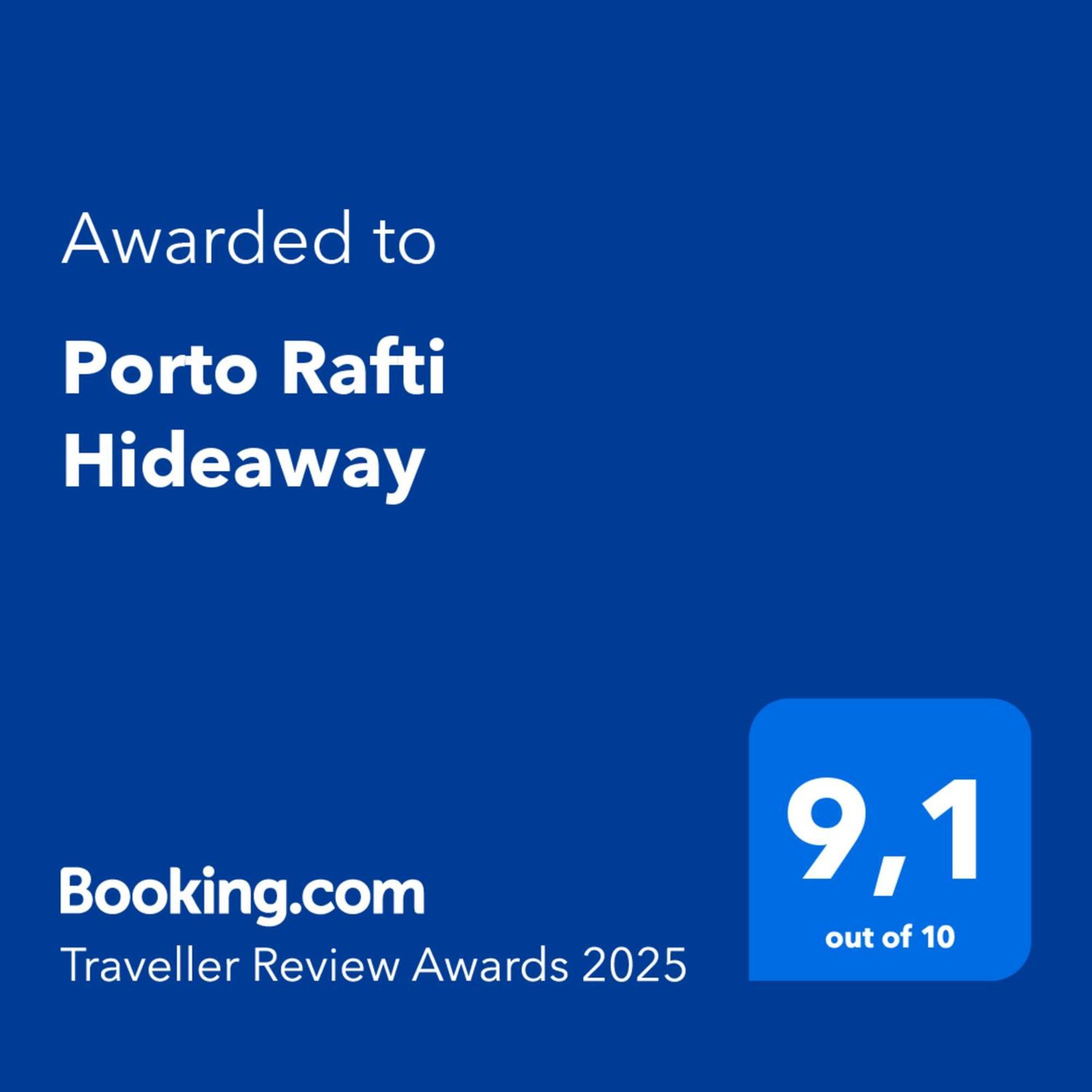 Porto Rafti Hideaway Leilighet Eksteriør bilde